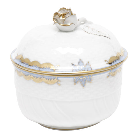 Princess Victoria Covered Sugar Bowl with Rose