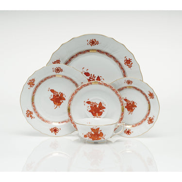 Chinese Bouquet Dinnerware, Rust