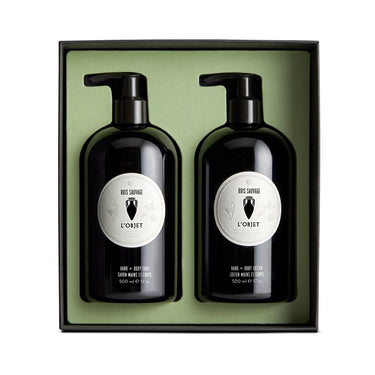 Bois Sauvage Hand/Body Soap & Lotion, Set of 2