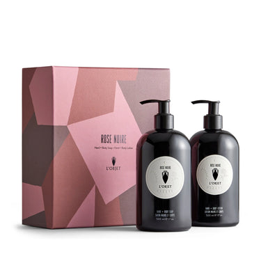 Rose Noire Hand/Body Soap & Lotion, Set of 2