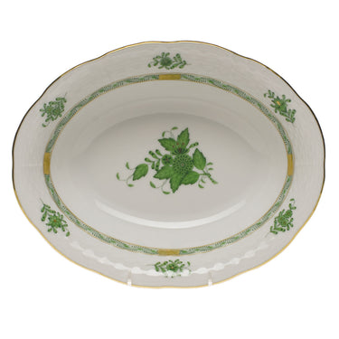 Chinese Bouquet Oval Vegetable Dish