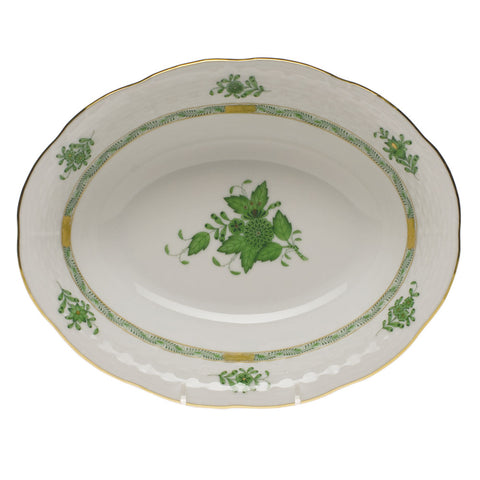 Chinese Bouquet Oval Vegetable Dish