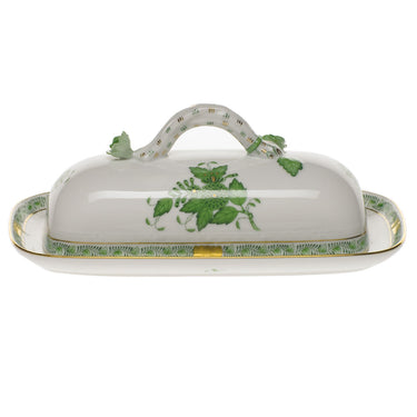 Chinese Bouquet Butter Dish w/ Branch