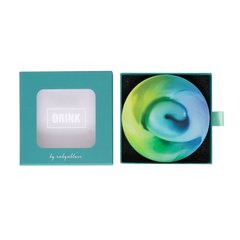 Acrylic Coaster, Blueberry, Set of 4