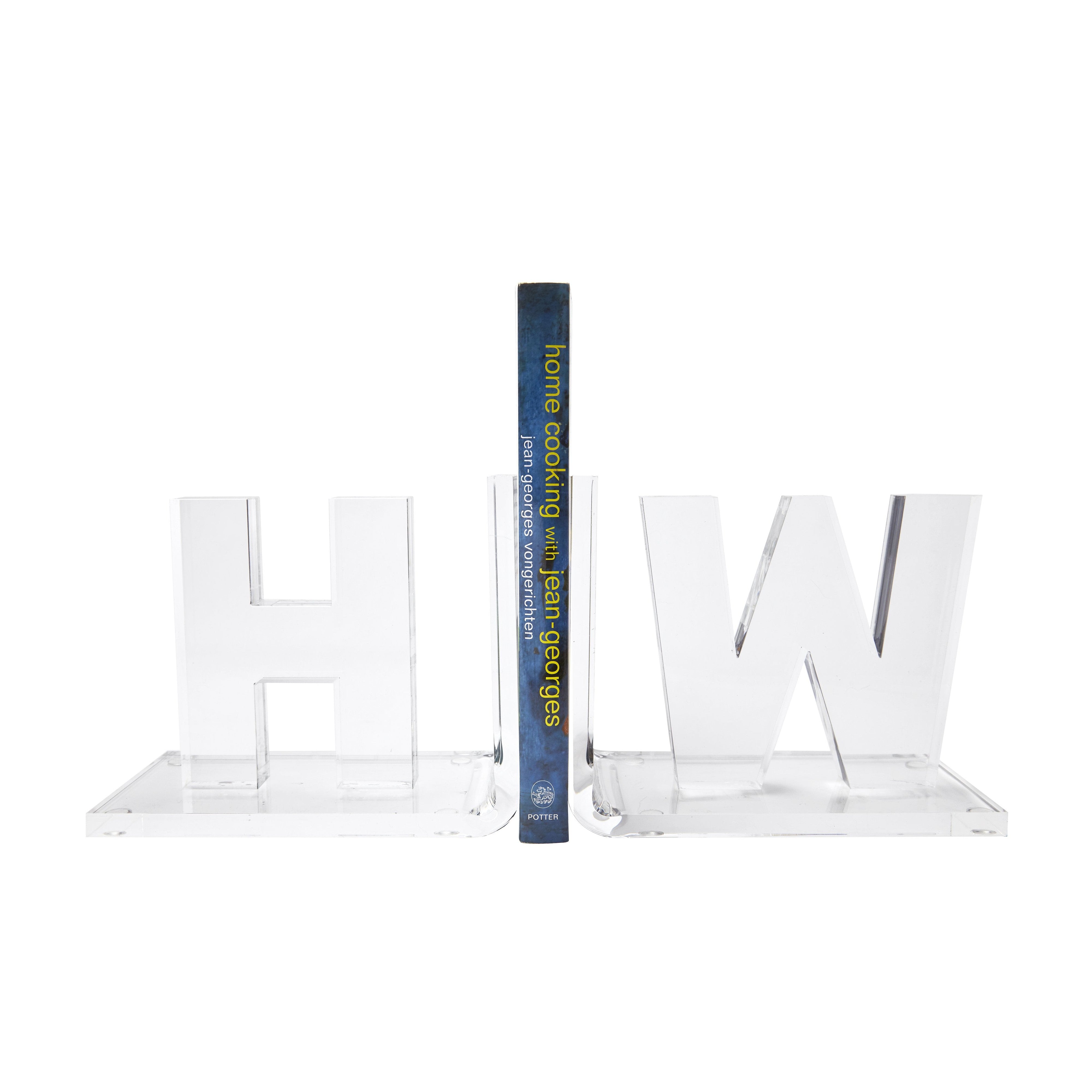 Personalized Acrylic Bookends – AnnSandra