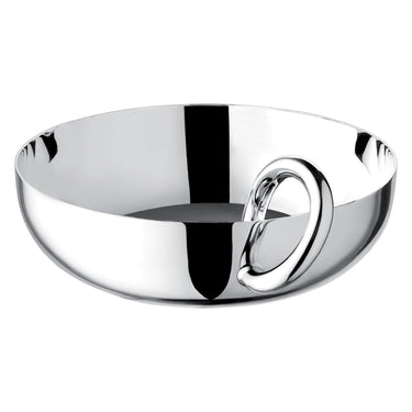 Vertigo Silver-Plated Snack & Trinket Bangle Bowl, Medium