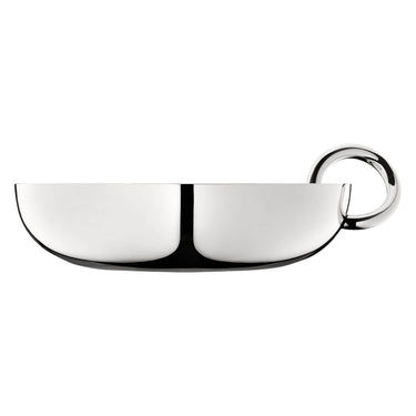 Vertigo Silver-Plated Snack & Trinket Bangle Bowl, Large