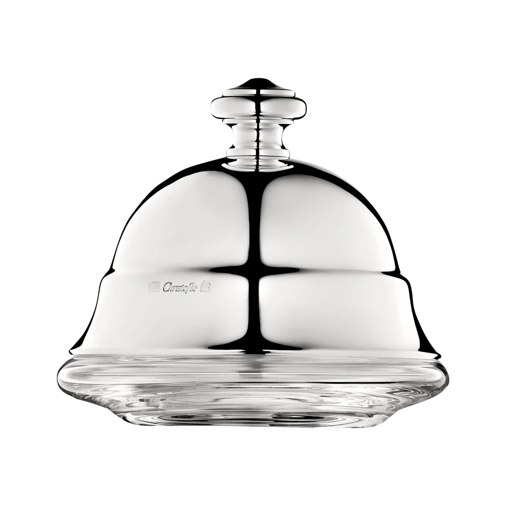 Albi Silver-Plated Personal Lidded Butter Dish