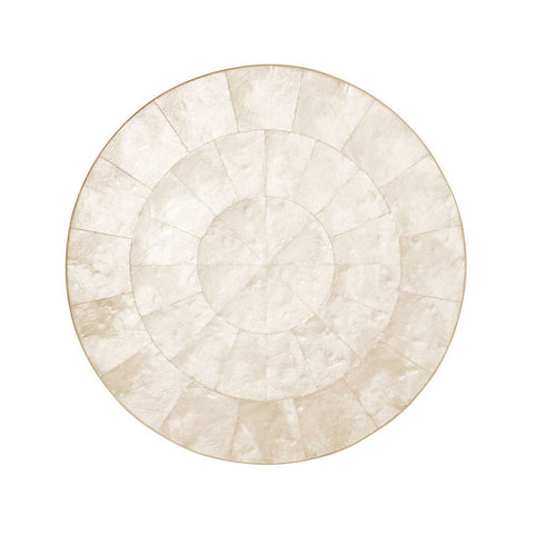 Round Capiz Placemat, Set of 4