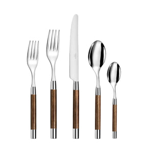 Misette Black Squiggle Flatware Set, 5 Pcs