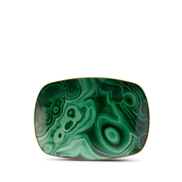 Malachite Rectangular Tray, Small