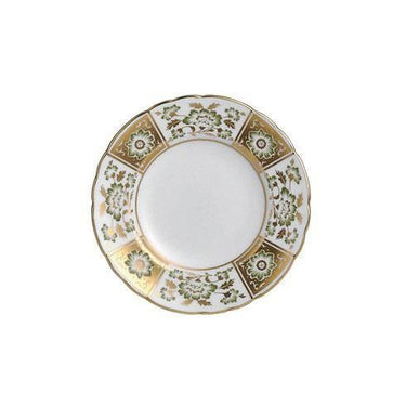 Derby Panel Green Bread & Butter Plate