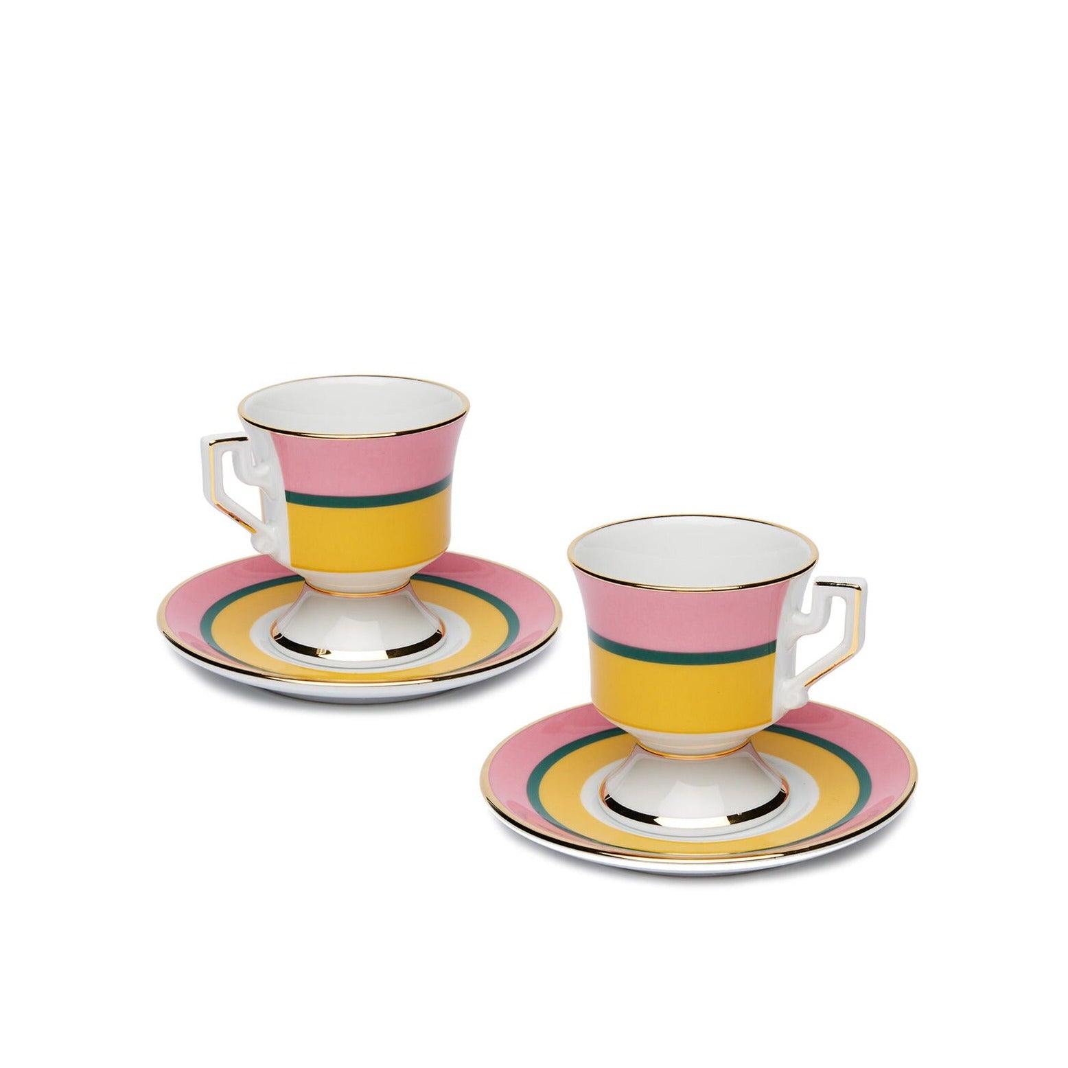 Set of espresso cups and saucers 2 oz Espresso Cups