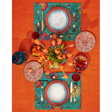 Rainbow Azzurro Soup & Dinner Plate Set, Rainbow Azzurro