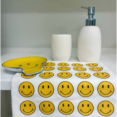 Smiley Face Kitchen Towel, Set of 2