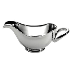 Vertigo Silver-Plated Oval Gravy Boat, Medium