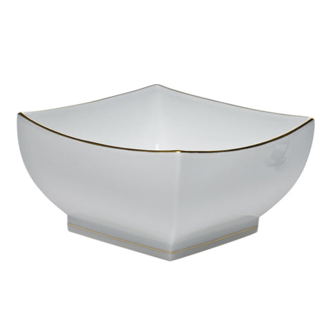 Golden Edge Large Square Bowl