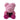 Ombre Pink Rose Teddy Bear Medium