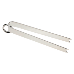 Vertigo Silver-Plated Ice Tongs