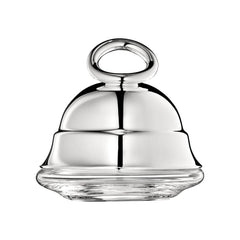 Vertigo Silver-Plated Personal Lidded Butter Dish