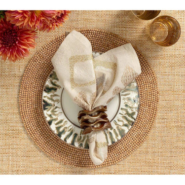 Wood Round Placemat, Set of 4