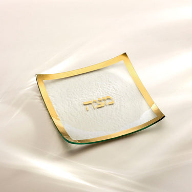 Square Matza Plate 10"