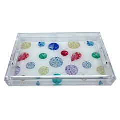 Jewel Acrylic Vanity Tray