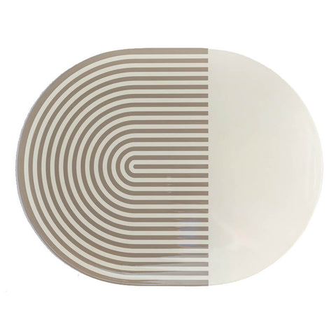 Stripes & Solids Lacquer Placemat, Set of 2