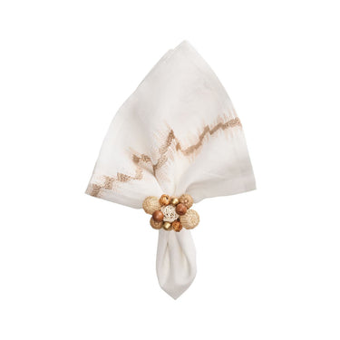 Java Napkin Ring, Set of 4