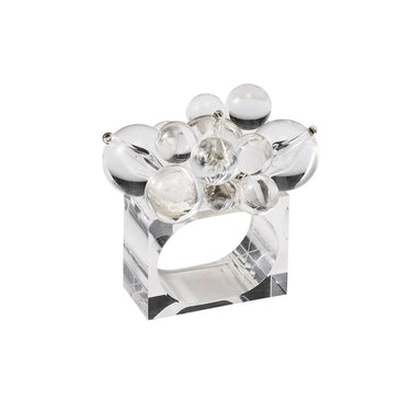 Cloud Napkin Ring, Set of 4