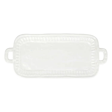 Pietra Serena Handled Rectangular Platter