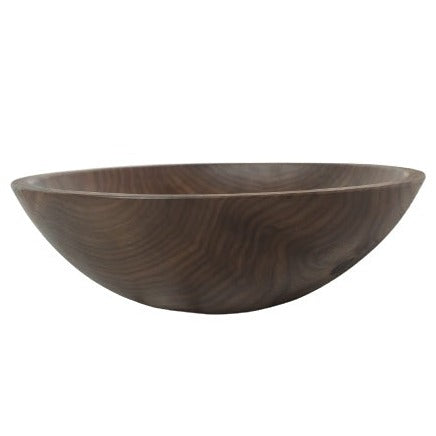 Classic Round Black Walnut Bowl