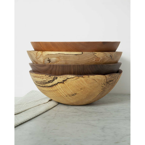 Classic Round Black Walnut Bowl