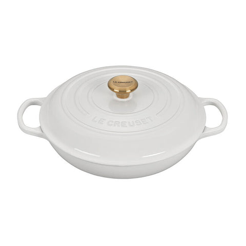 Braiser with Gold Knob