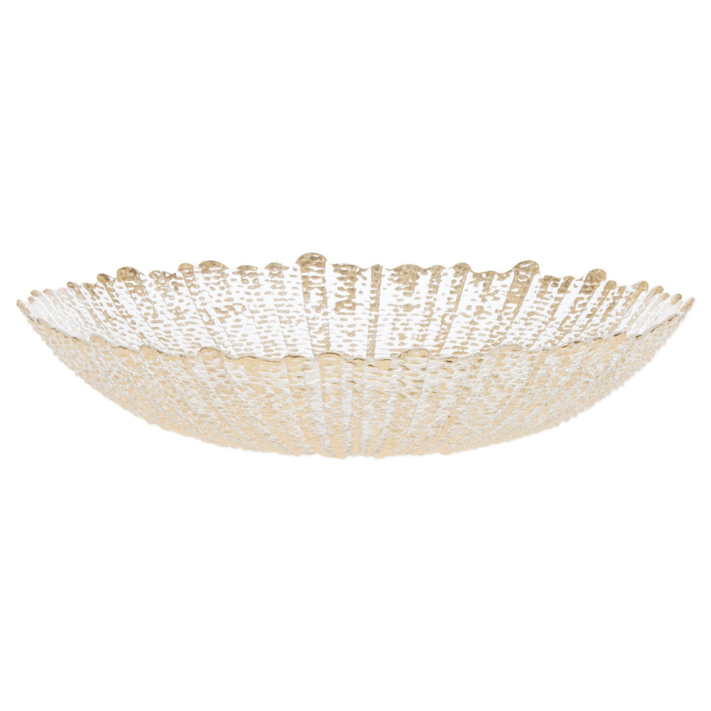 Rufolo Glass Serving Bowl, Large