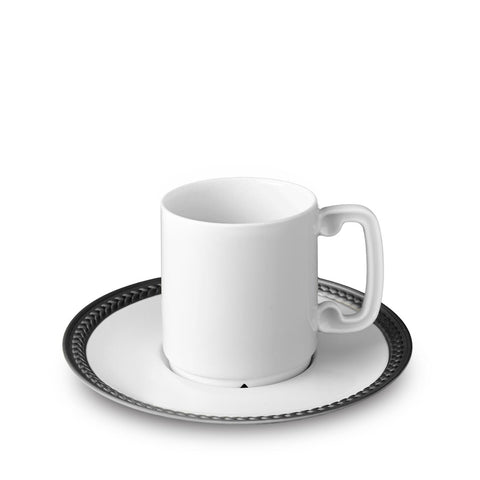 Soie Tressée Espresso Cup & Saucer, Set of 6