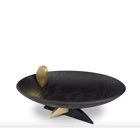 Kelly Behun Leaf Oval Bowl on Stand