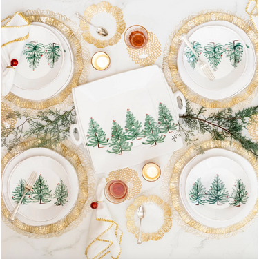 Lastra Holiday European Dinner Plate