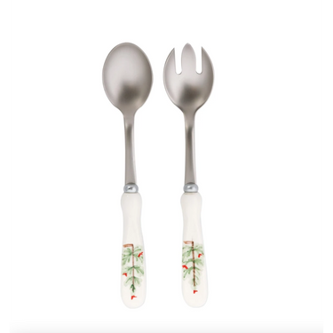 Lastra Holiday Salad Server Set