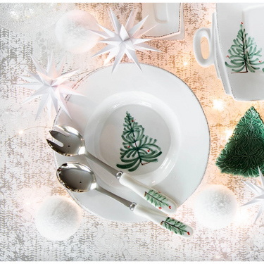 Lastra Holiday Salad Server Set