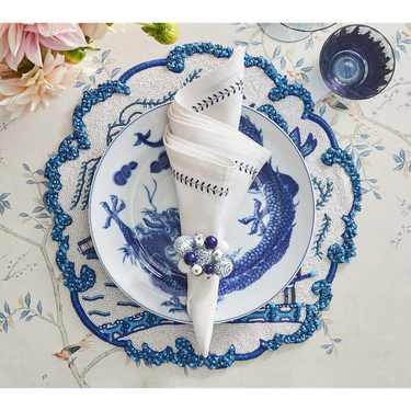 Cloud Napkin Ring, Set of 4