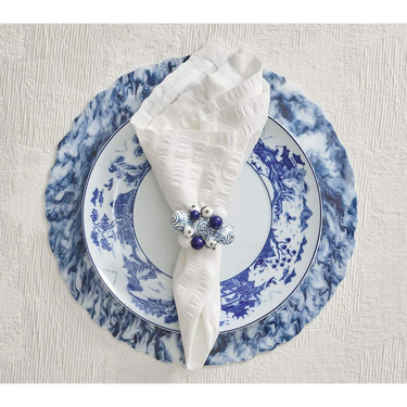 Cloud Napkin Ring, Set of 4