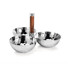 Sierra 3 Bowl Set with Wood Handle