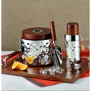 Sierra Ice Bucket with Wood Lid