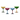 Champagne Coupe Set of 4 Rainbow Mix