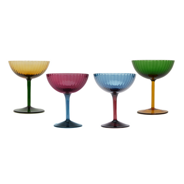 Champagne Coupe, Set of 4
