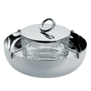 Silver-Plated Caviar Serving Set, Small