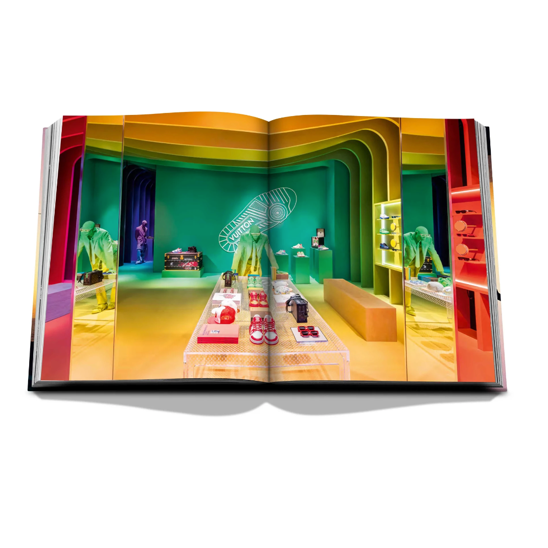 Louis Vuitton & Virgil Abloh Get Neon-Green Coloured Pop-Up Shop