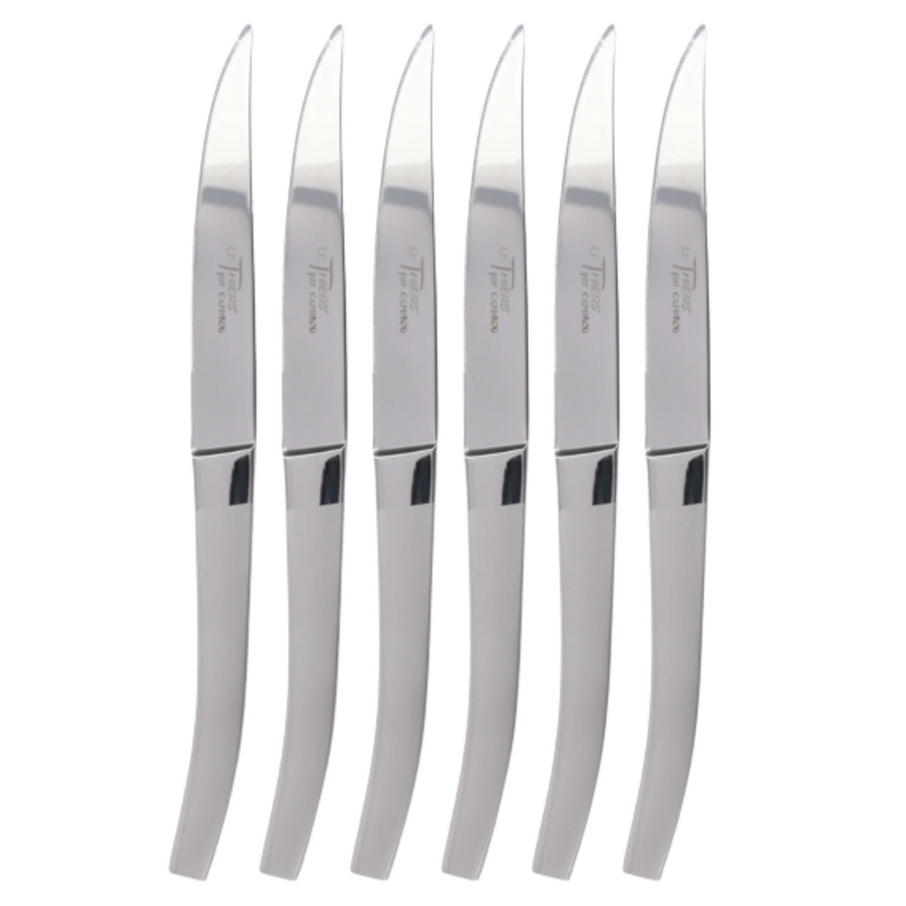 Thiers Matte Finish Steak Knives, Set of 6