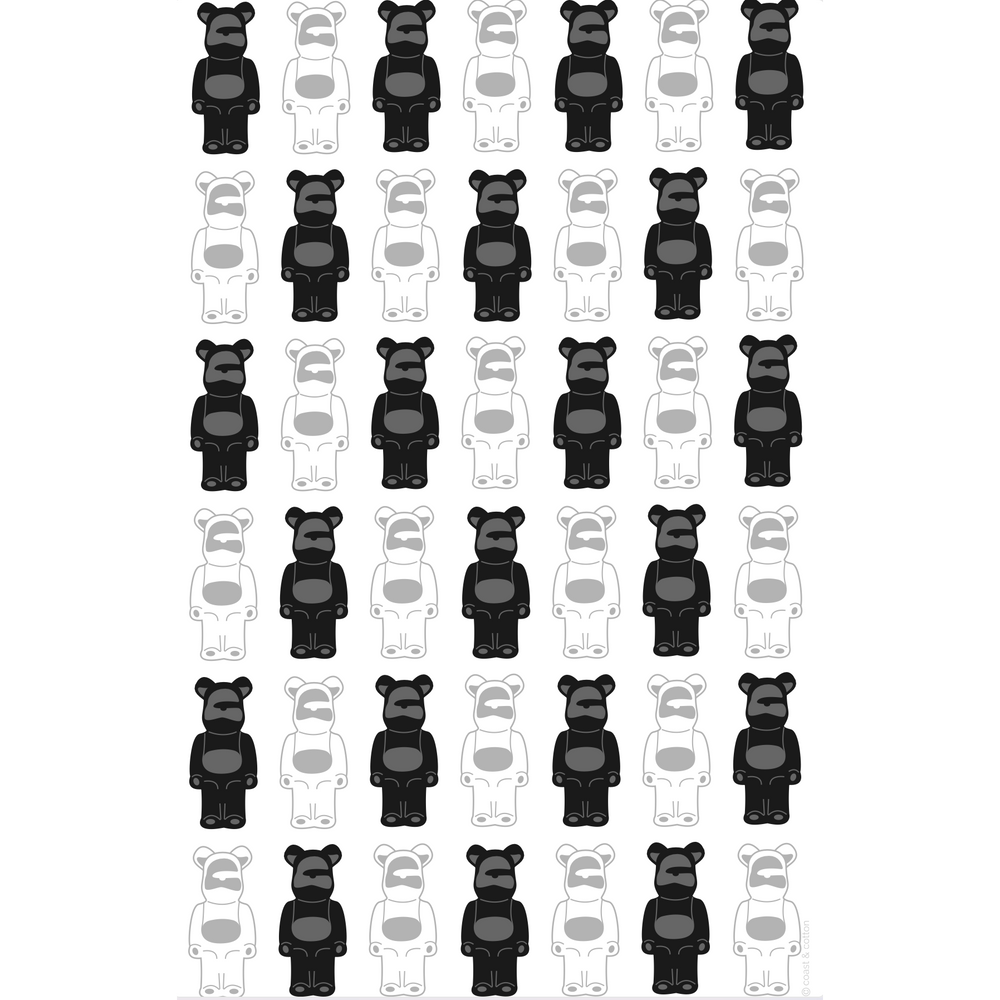 Bearbrick Kitchen Towel, Set of 2